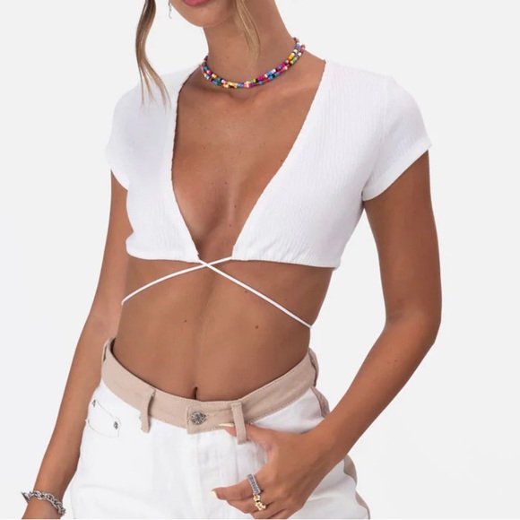 Adika Tops - Wrap top NWT!